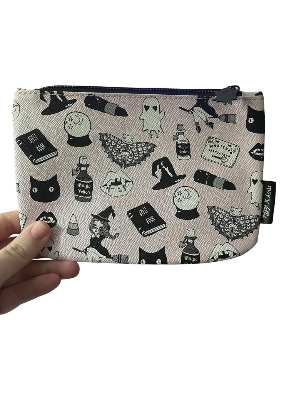 ipsy Pink Witchy Icons Makeup Pouch